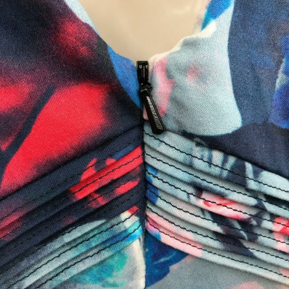 Bardot Watercolor Floral Fit And Flare Dress 6/S - Picture 3 of 9